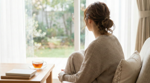 明るく、柔らかい光が差し込んでいる部屋