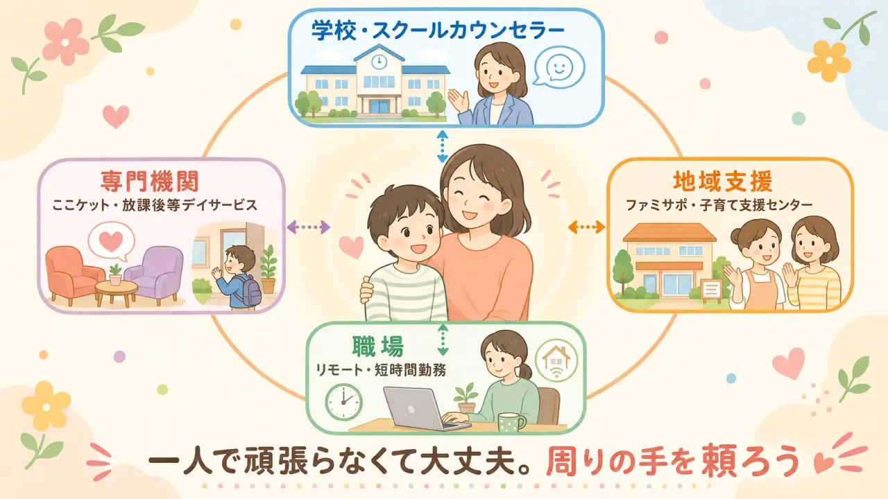 親子を支える周囲のサポート