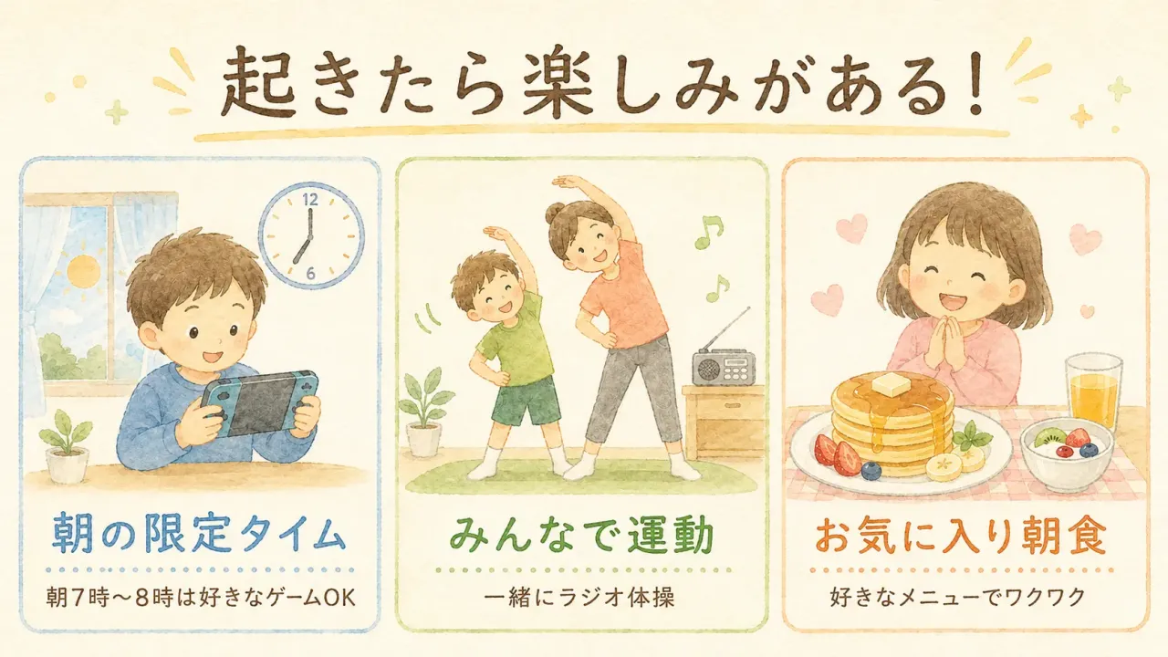 起きる楽しみをつくる3つのアイデア
